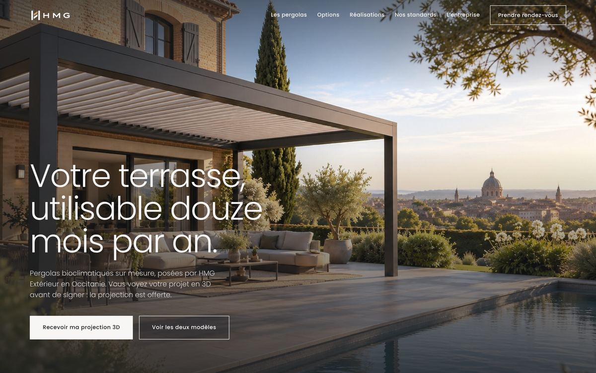 Un site d'artisan en fabrication
